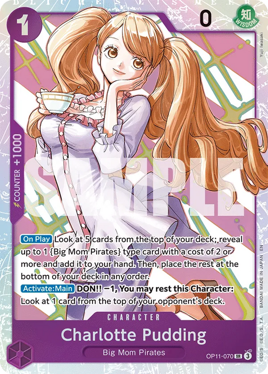 OP11-070 SR Charlotte Pudding EN