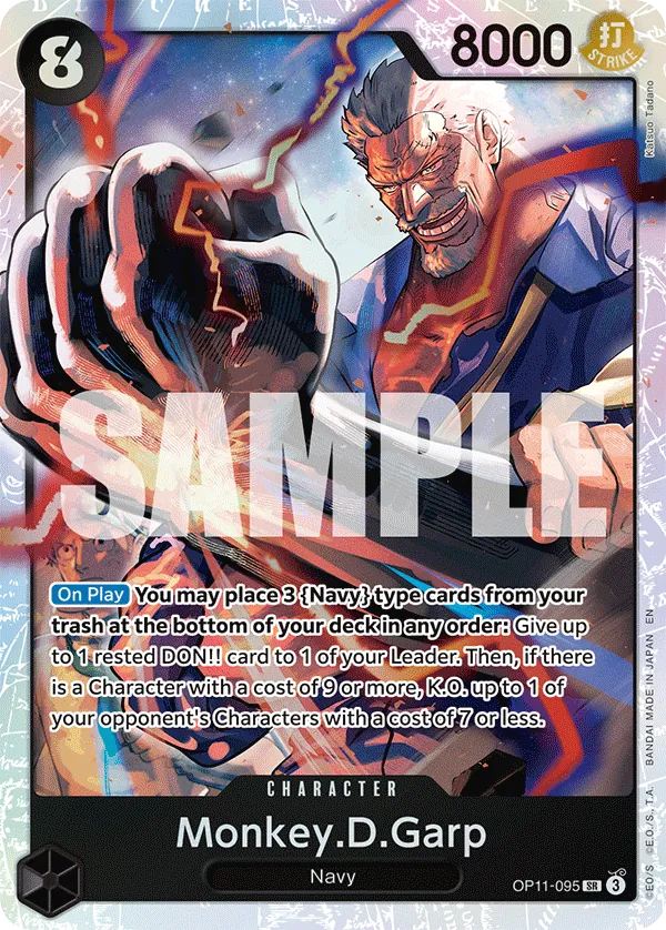 OP11-095 SR Monkey D. Garp EN