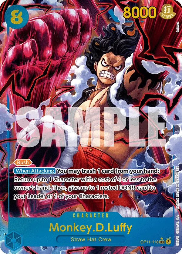OP11-118 PSEC Monkey D. Luffy EN