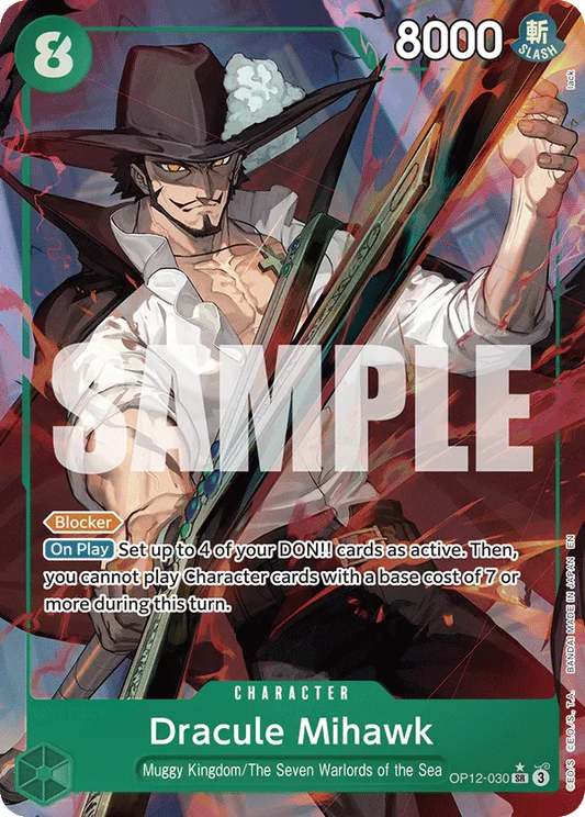 OP12-030 PSR Dracule Mihawk EN