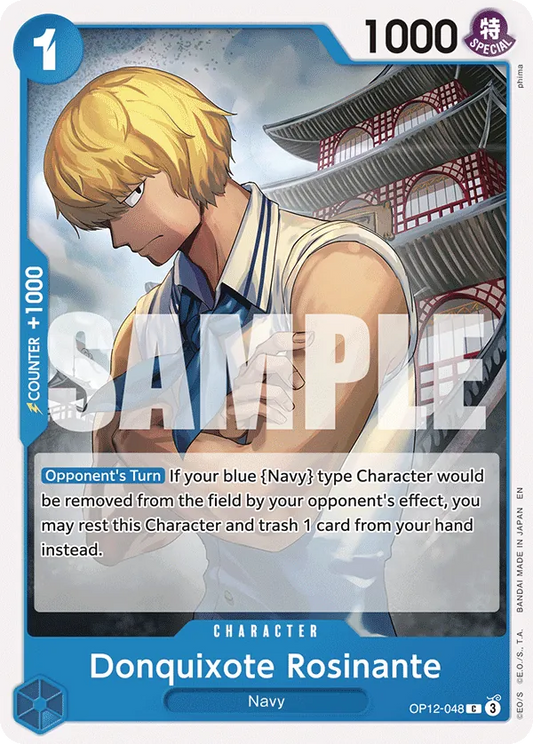 OP12-048 C Donquixote Rosinante EN