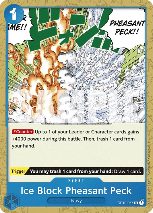 OP12-057 C Ice Block Pheasant Peck EN