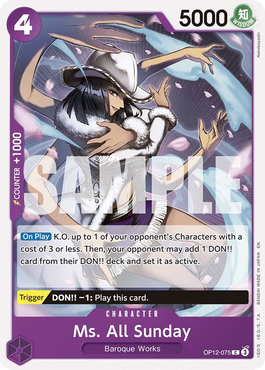 OP12-075 C Ms. All Sunday EN