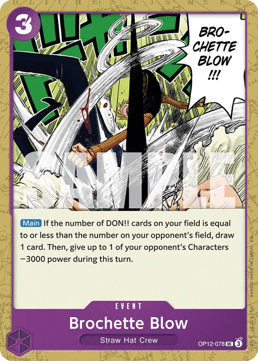 OP12-078 UC Brochette Blow EN