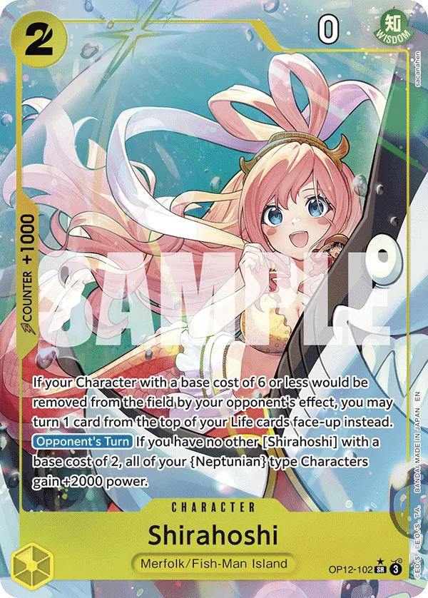 OP12-102 PSR Shirahoshi EN