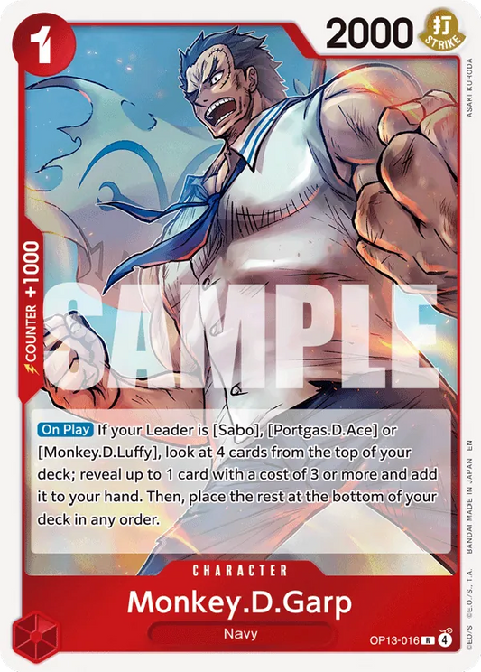 OP13-016 R Monkey.D.Garp EN