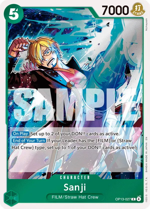 OP13-027 R Sanji EN