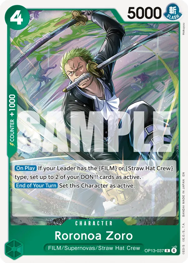 OP13-037 R Roronoa Zoro EN