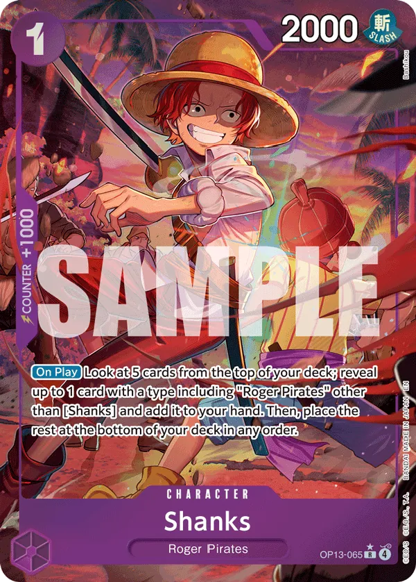OP13-065 PR Shanks EN