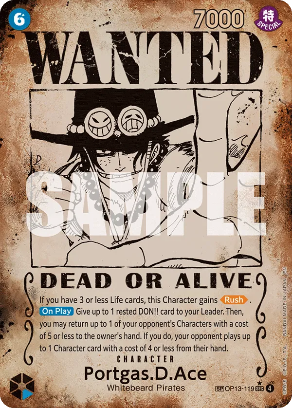 OP13-119 SP Portgas.D.Ace EN