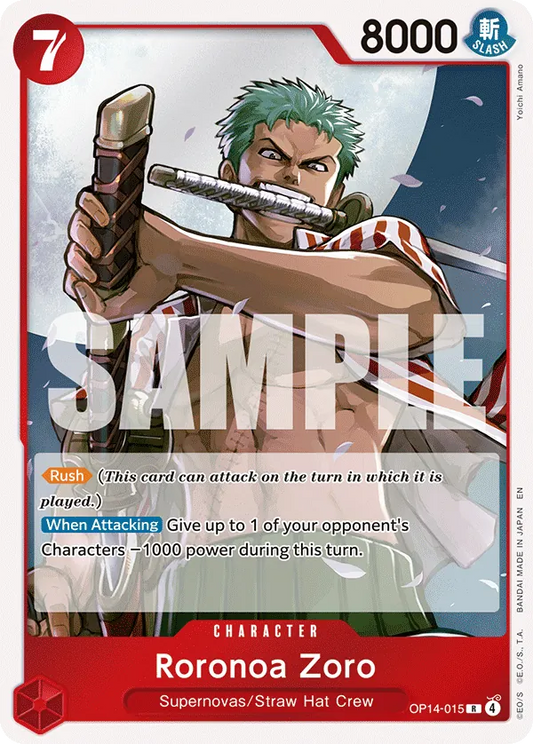 OP14-015 R Roronoa Zoro EN