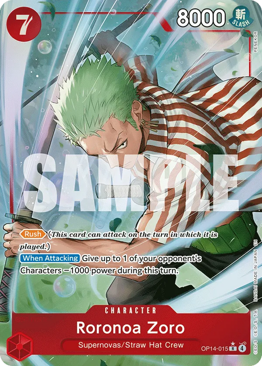OP14-015 PR Roronoa Zoro EN