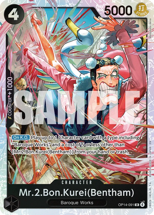 OP14-091 SR Mr.2.Bon.Kurei(Bentham) EN