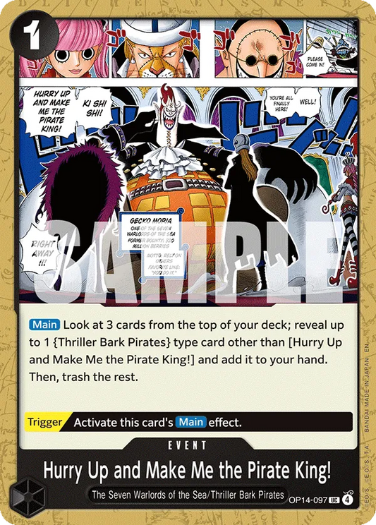 OP14-097 UC Hurry Up and Make Me the Pirate King! EN