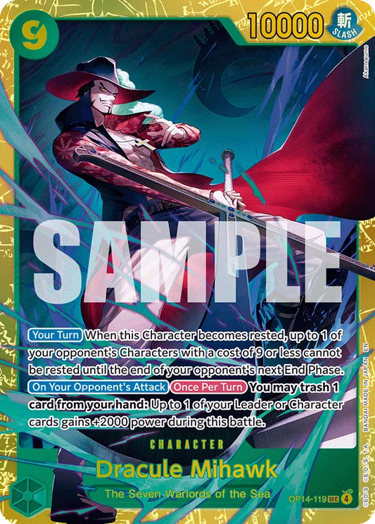 OP14-119 SEC Dracule Mihawk EN