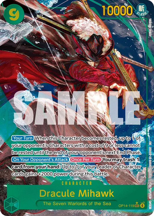 OP14-119 PSEC Dracule Mihawk EN