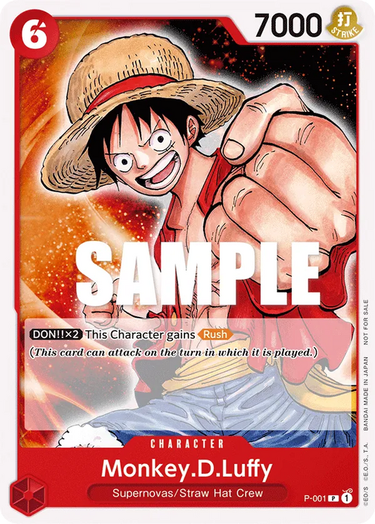 P-001 Monkey D. Luffy EN (Promo V1)