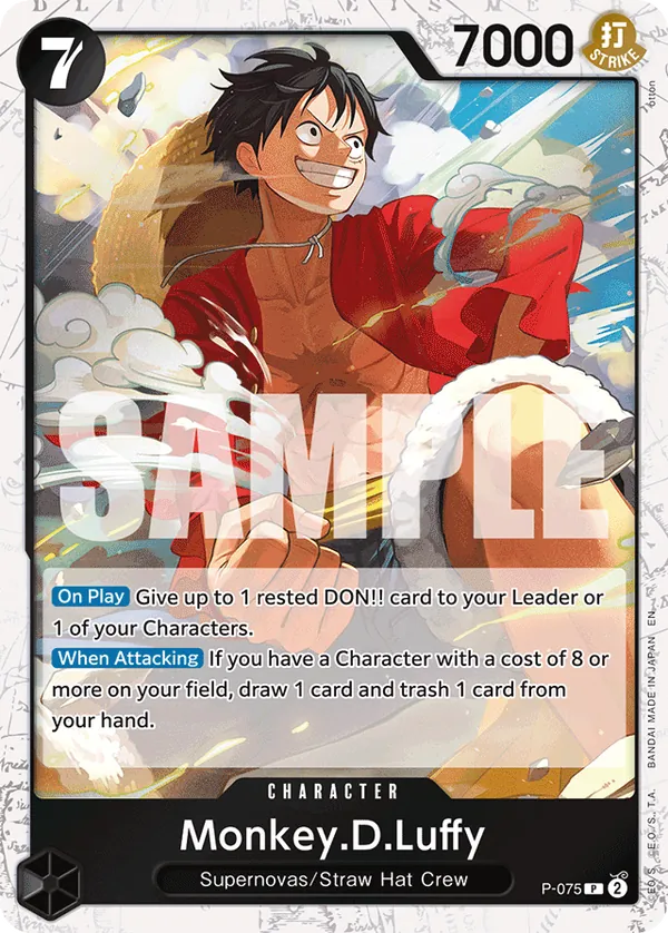 P-075 Monkey.D.Luffy (Pirate Flag Foil) EN