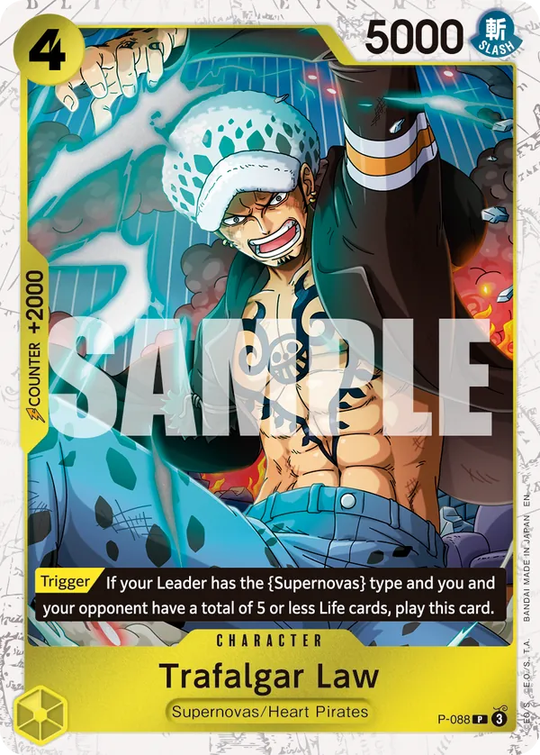 P-088 Trafalgar Law (Pirate Flag Foil) EN