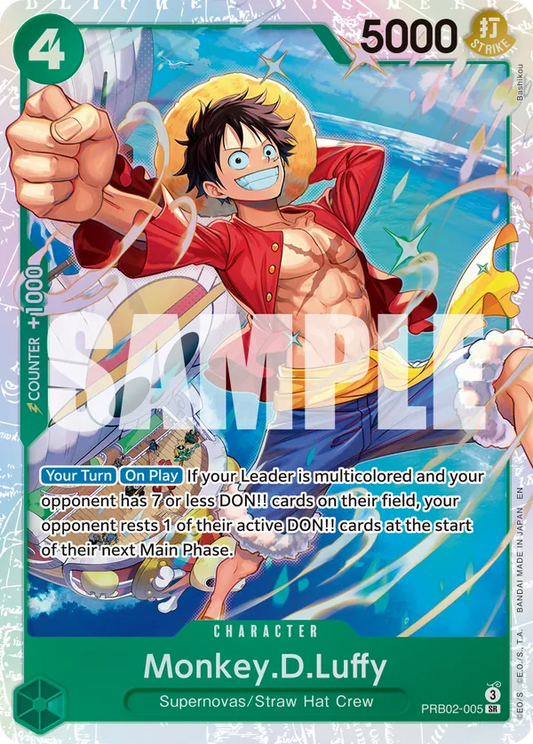 PRB02-005 SR Monkey.D.Luffy EN