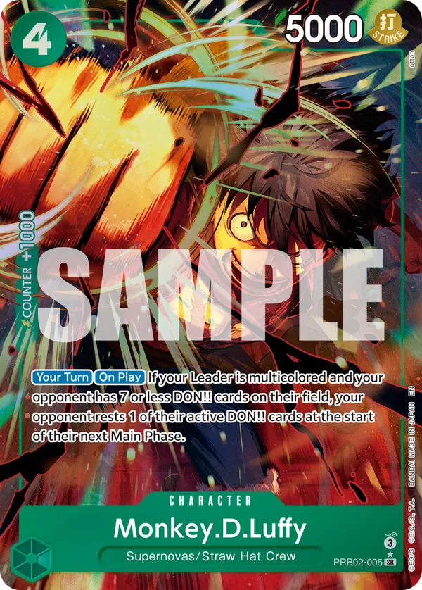 PRB02-005 PSR Monkey.D.Luffy EN