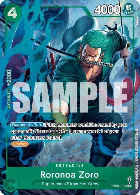 PRB02-006 PR Roronoa Zoro EN