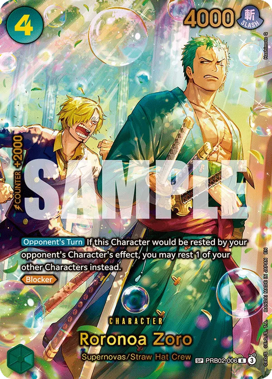 PRB02-006 SP Roronoa Zoro EN