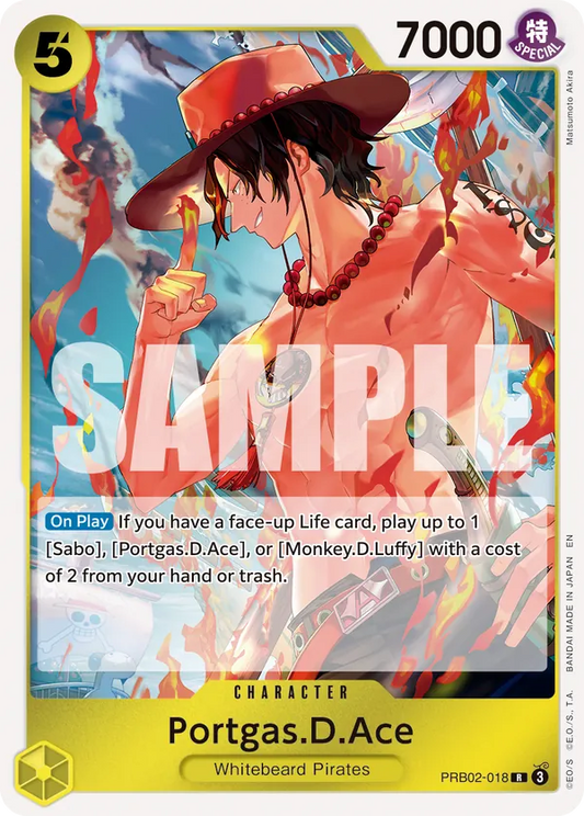 PRB02-018 R Portgas.D.Ace EN