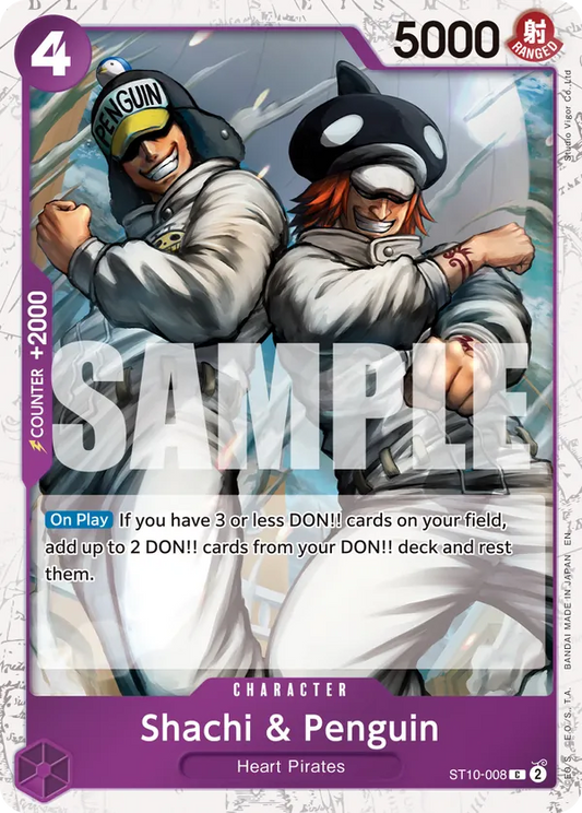 ST10-008 C Shachi & Penguin (Pirate Flag Foil) EN