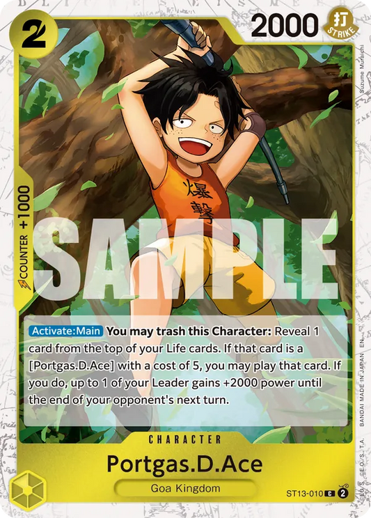 ST13-010 C Portgas.D.Ace (Pirate Flag Foil) EN