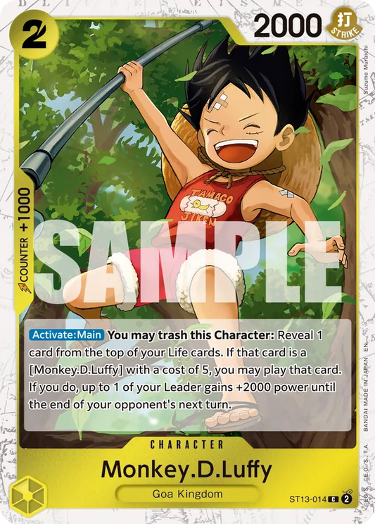 ST13-014 C Monkey.D.Luffy (Pirate Flag Foil) EN
