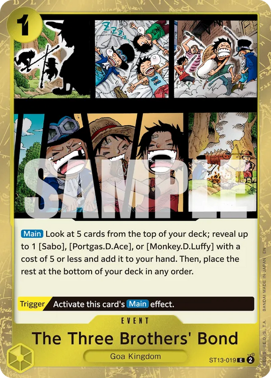 ST13-019 C Three Brother's Bond (Pirate Flag Foil) EN