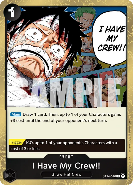 ST14-016 C I Have My Crew!! (Pirate Flag Foil) EN