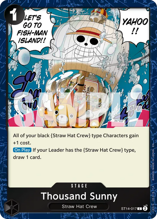 ST14-017 C Thousand Sunny (Pirate Flag Foil) EN