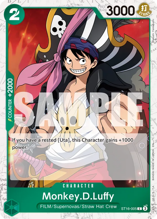 ST16-005 C Monkey.D.Luffy (Pirate Flag Foil) EN