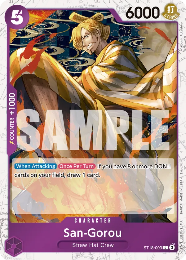 ST18-003 C San-Gorou (Pirate Flag Foil) EN