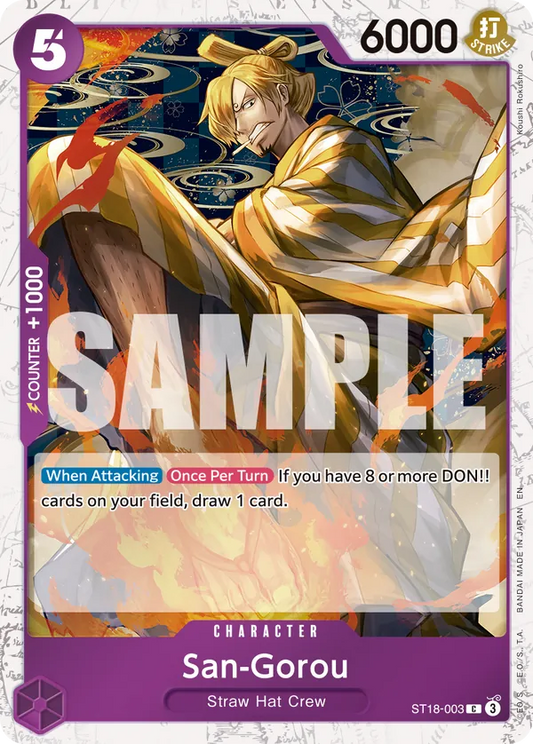 ST18-003 C San-Gorou (Pirate Flag Foil) EN
