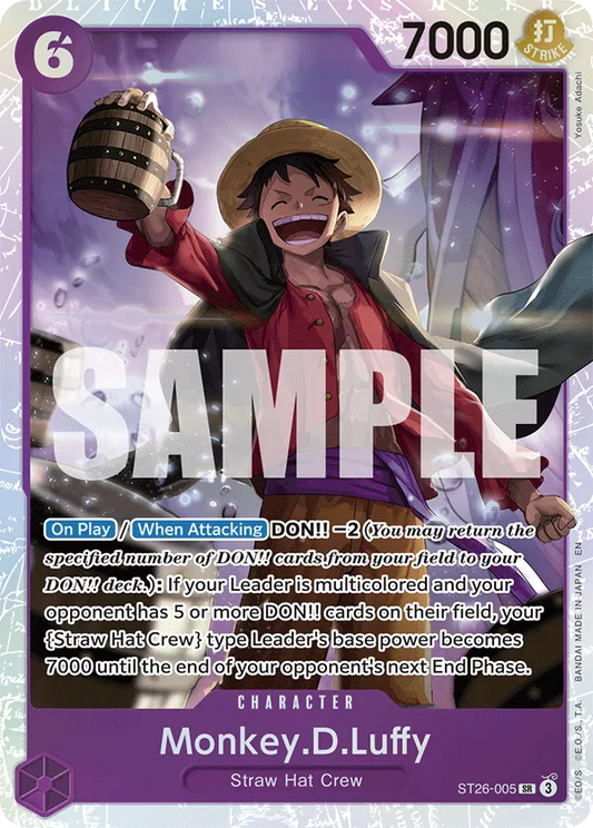 ST26-005 SR Monkey.D.Luffy EN