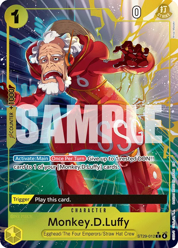 ST29-012 PC Monkey.D.Luffy EN
