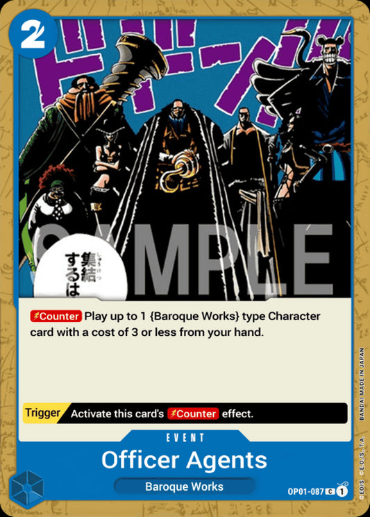 OP01-087 C Officer Agents EN