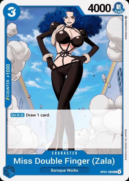 OP01-080 C Miss Doublefinger(Zala) EN