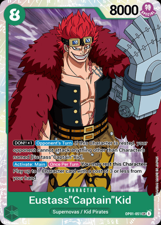 OP01-051 SR Eustass"Captain"Kid EN